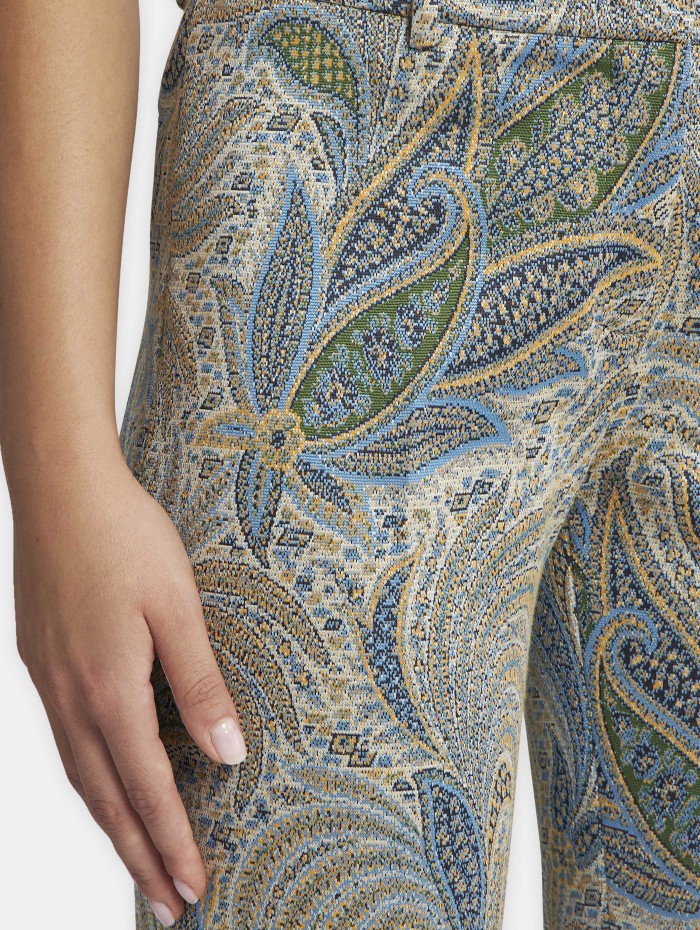 Pantalon a motifs - Paisley jacquard - Etro - Mademoiselle Pearl