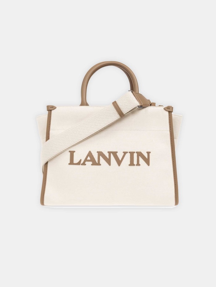 Sac cabas en toile - Tote PM - Lanvin - Mademoiselle Pearl