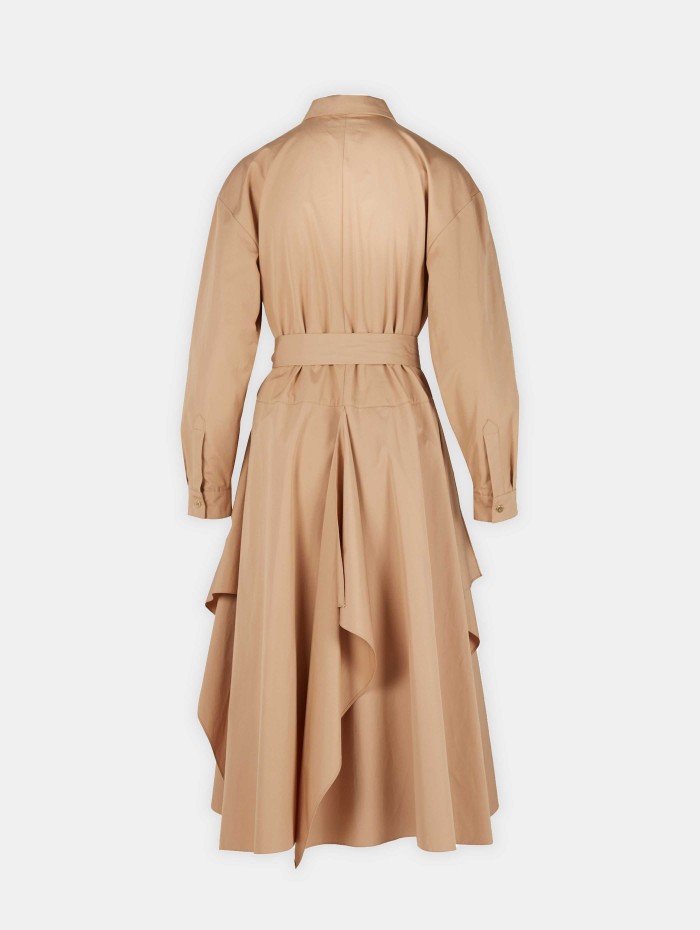 Robe chemise camel - Maison Rabih Kayrouz - Mademoiselle Pearl