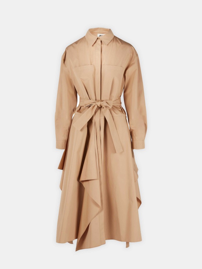 Robe chemise camel - Maison Rabih Kayrouz - Mademoiselle Pearl