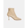 Bottines en cuir beige - R1B830 - Francesco Russo - Mademoiselle Pearl