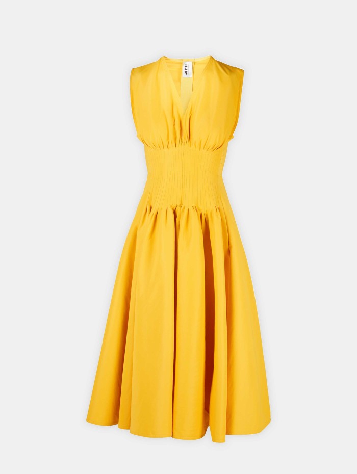 Robe sans manches jaune - Maison Rabih Kayrouz - Mademoiselle Pearl