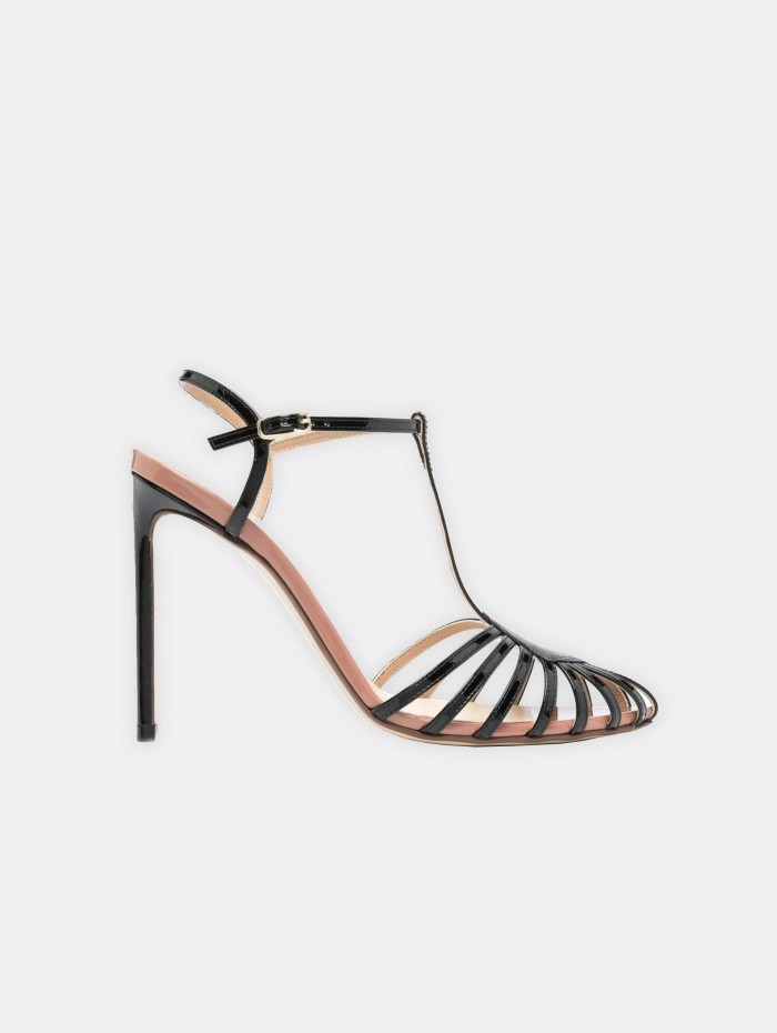 Escarpins à lanières - Cage Sandal - Francesco Russo - Mademoiselle Pearl