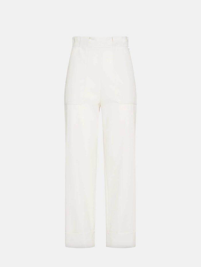 Pantalon blanc - Palio - Max Mara - Mademoiselle Pearl