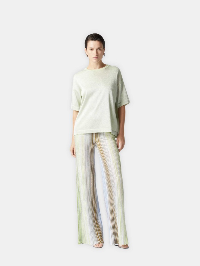 Pantalon à rayures - Palazzo - Missoni - Mademoiselle Pearl