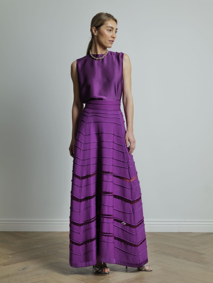 Top violet - Maison Rabih Kayrouz - Mademoiselle Pearl