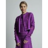 Gilet en maille violet - Maison Rabih Kayrouz - Mademoiselle Pearl