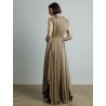 Robe longue sans manches - Charmeuse - Maison Rabih Kayrouz - Mademoiselle Pearl