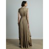 Robe longue sans manches - Charmeuse - Maison Rabih Kayrouz - Mademoiselle Pearl