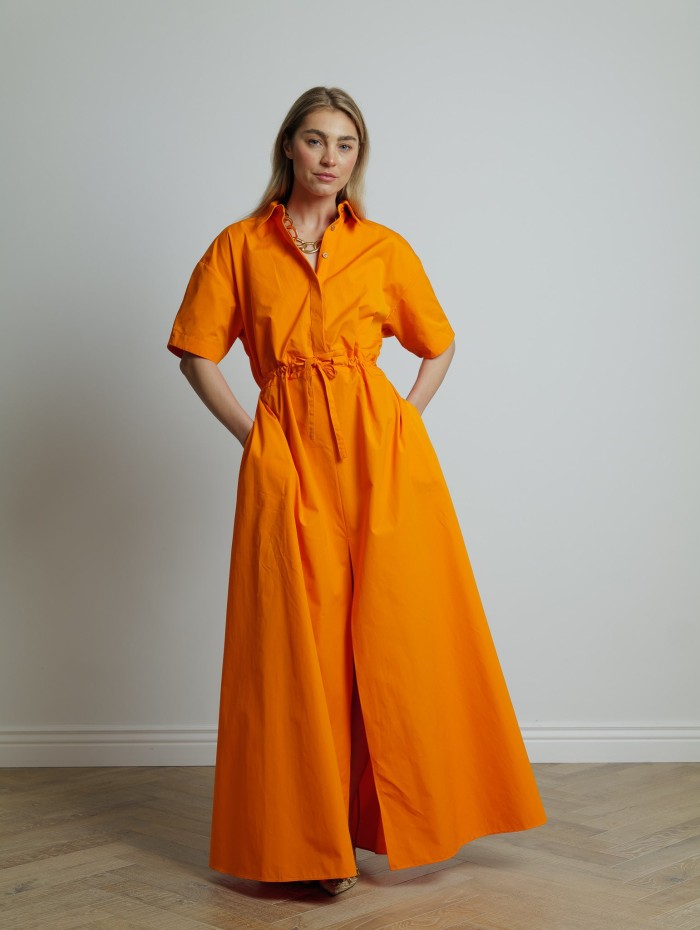 Robe longue orange - Maison Rabih Kayrouz - Mademoiselle Pearl