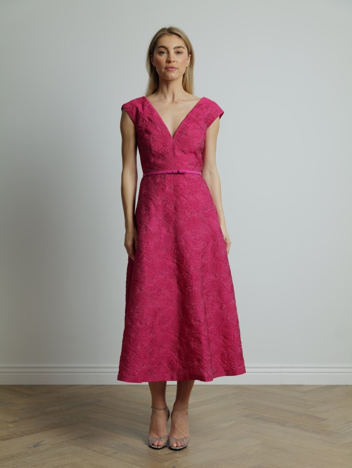 Robe rose sans manches Valdese - Max Mara Studio - Mademoiselle Pearl