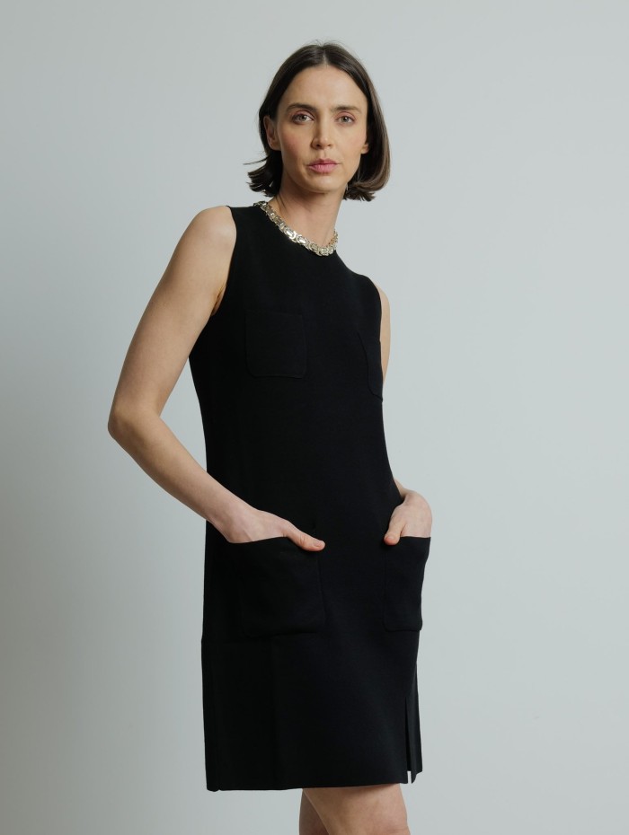 Robe noire courte - Parata - Max Mara Studio - Mademoiselle Pearl