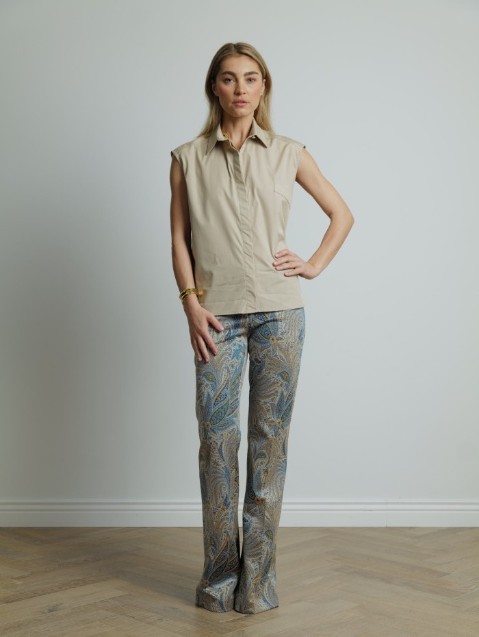 Pantalon a motifs - Paisley jacquard - Etro - Mademoiselle Pearl