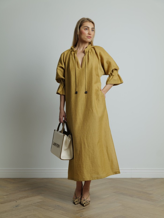 Robe dorée - Jene - Max Mara - Mademoiselle Pearl