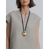 Collier à pendentif coeur - Patou - Mademoiselle Pearl