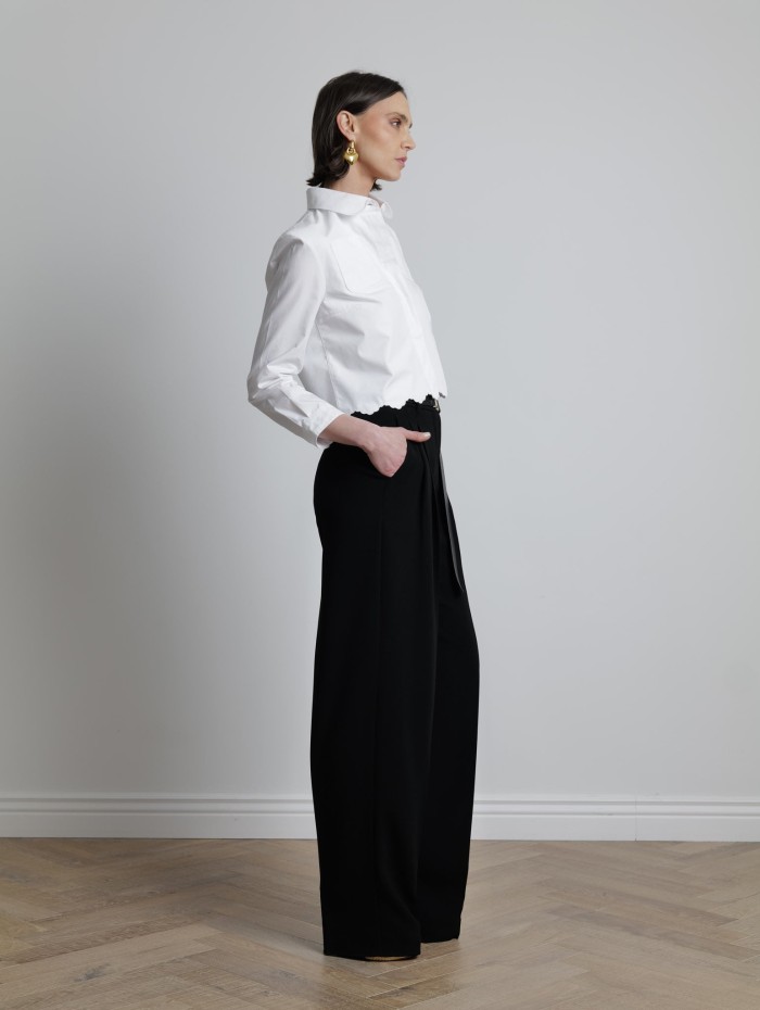 Pantalon taille haute - Neottia - Max Mara Studio - Mademoiselle Pearl
